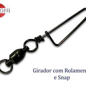 Girador Preto com Snap